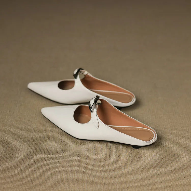 Regine | Mules à Pointe avec Boucle