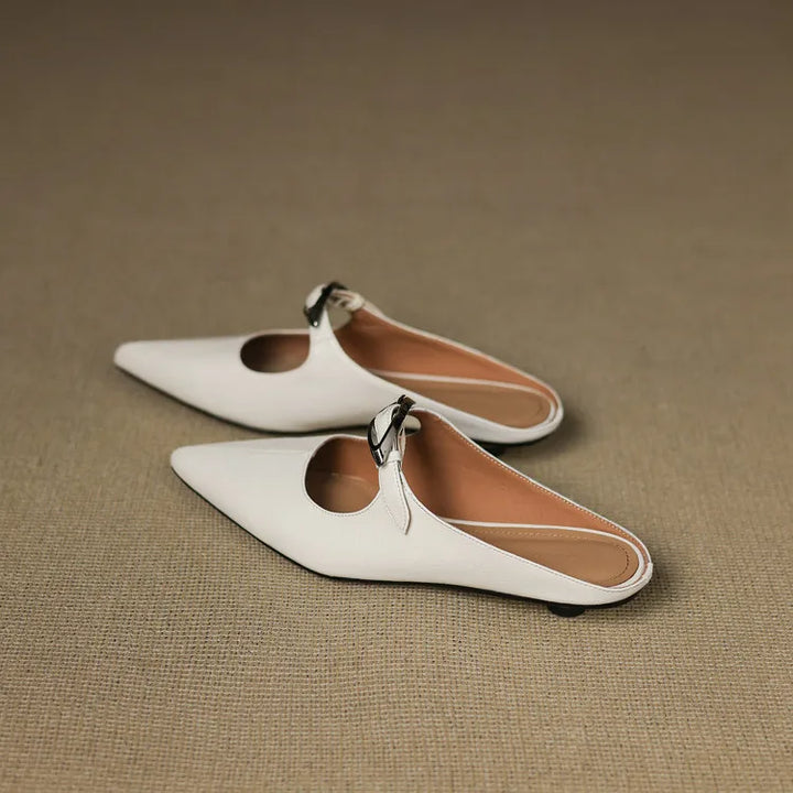 Regine | Mules à Pointe avec Boucle