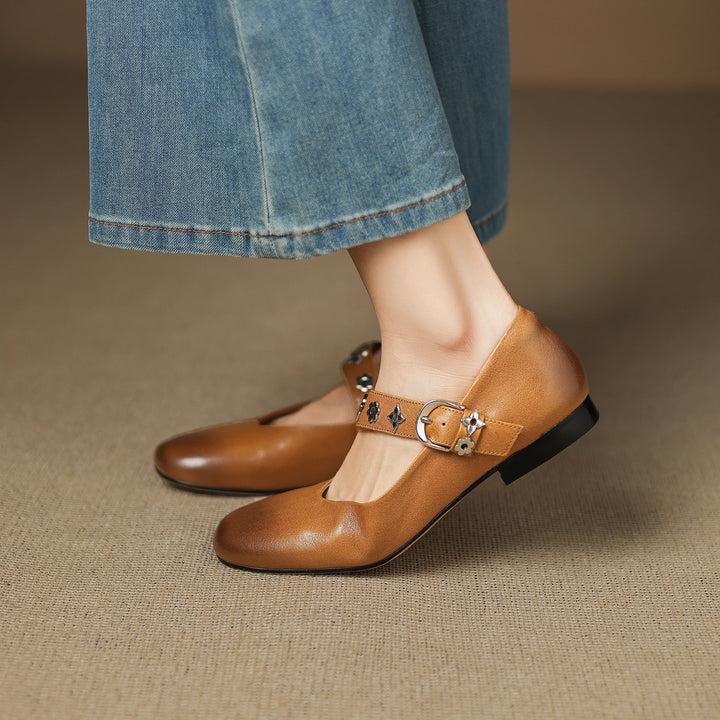 Kylen | Ballerines Mary Jane avec Clous