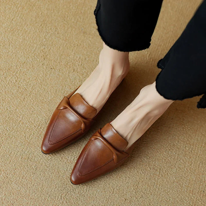 Marcella | Mules à Pointe avec Nœud