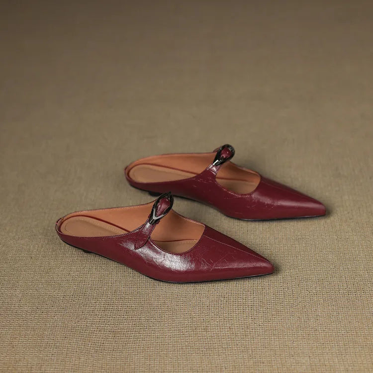 Regine | Mules à Pointe avec Boucle
