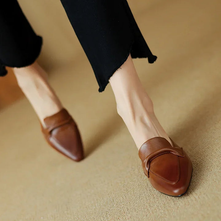 Marcella | Mules à Pointe avec Nœud