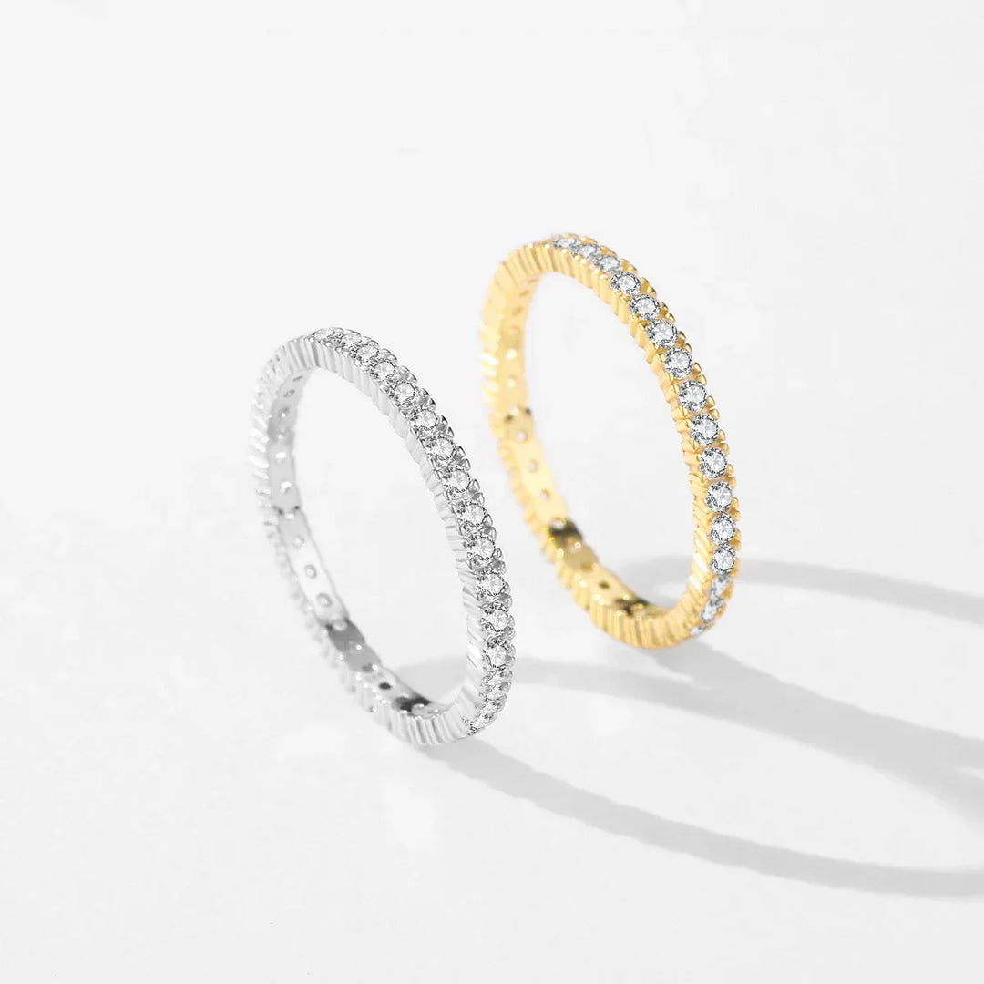 Bague Éternité Minimal Lumineux