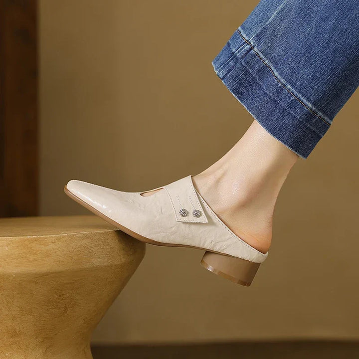 Miles | Mules à Punta avec Détails Découpés