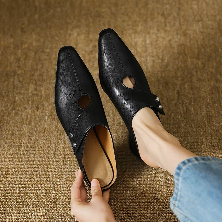 Miles | Mules à Punta avec Détails Découpés