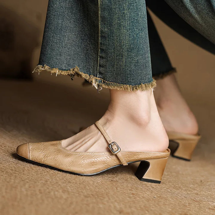 Liana | Mules Mary Jane à Talon