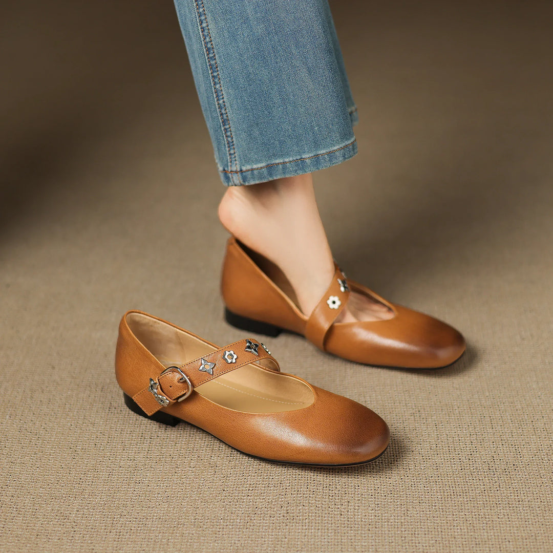 Kylen | Ballerines Mary Jane avec Clous