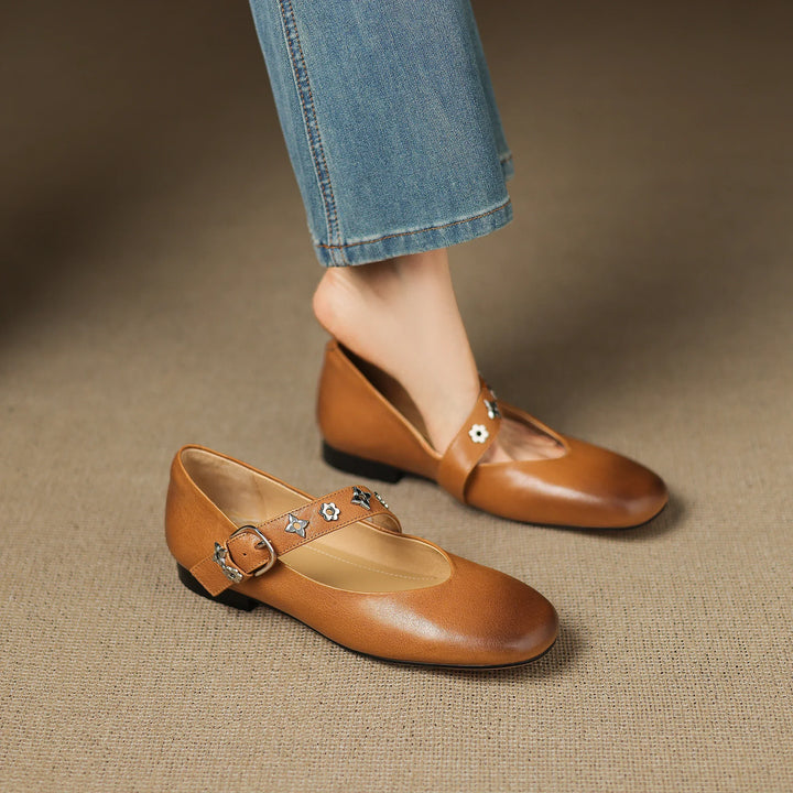 Kylen | Ballerines Mary Jane avec Clous