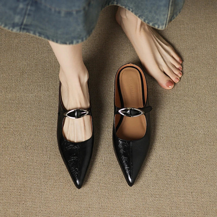 Regine | Mules à Pointe avec Boucle