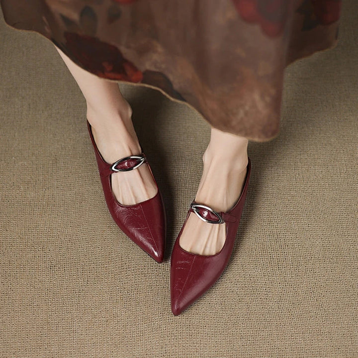 Regine | Mules à Pointe avec Boucle