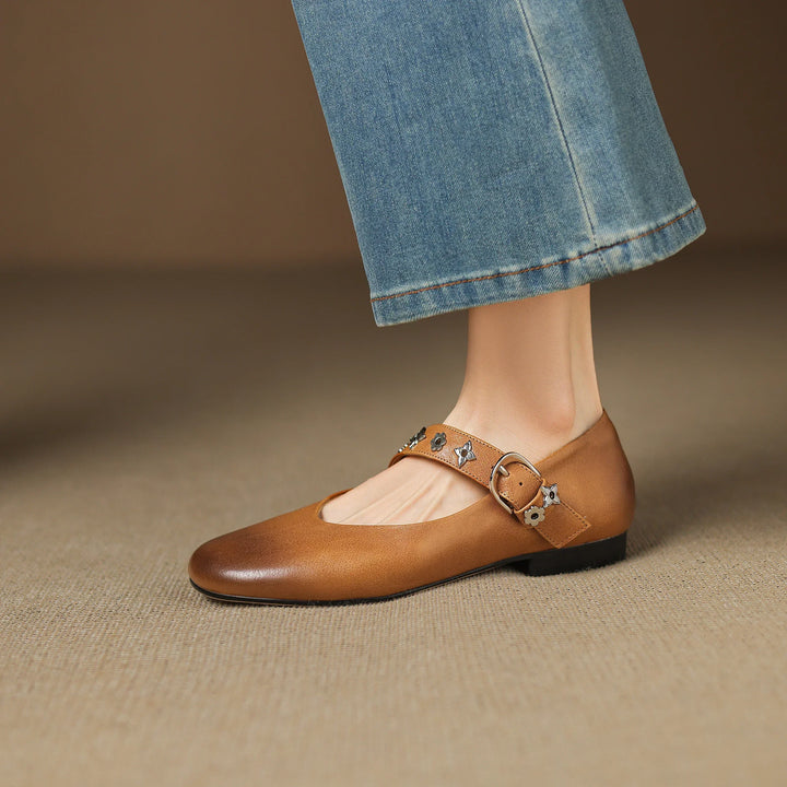 Kylen | Ballerines Mary Jane avec Clous