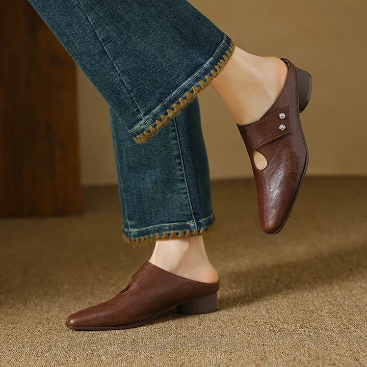 Miles | Mules à Punta avec Détails Découpés