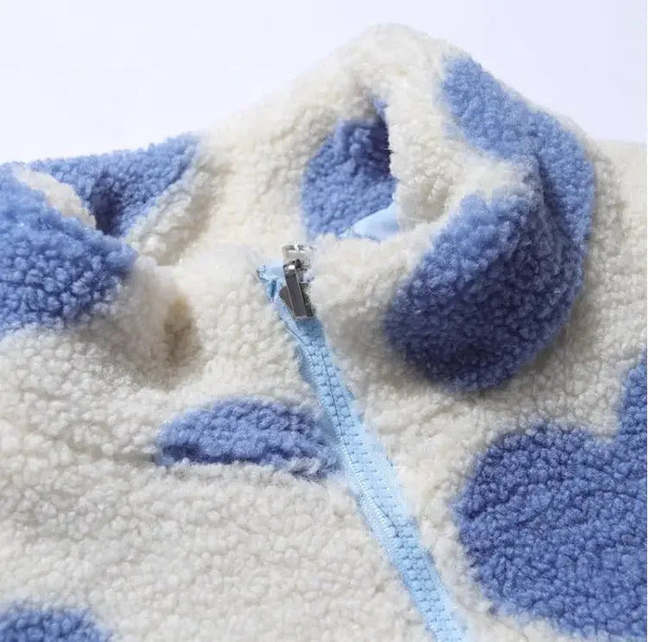 Katharina™ | Veste Réversible à Cœur – Élégance et Douceur Polyvalente