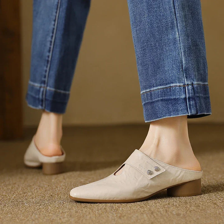 Miles | Mules à Punta avec Détails Découpés