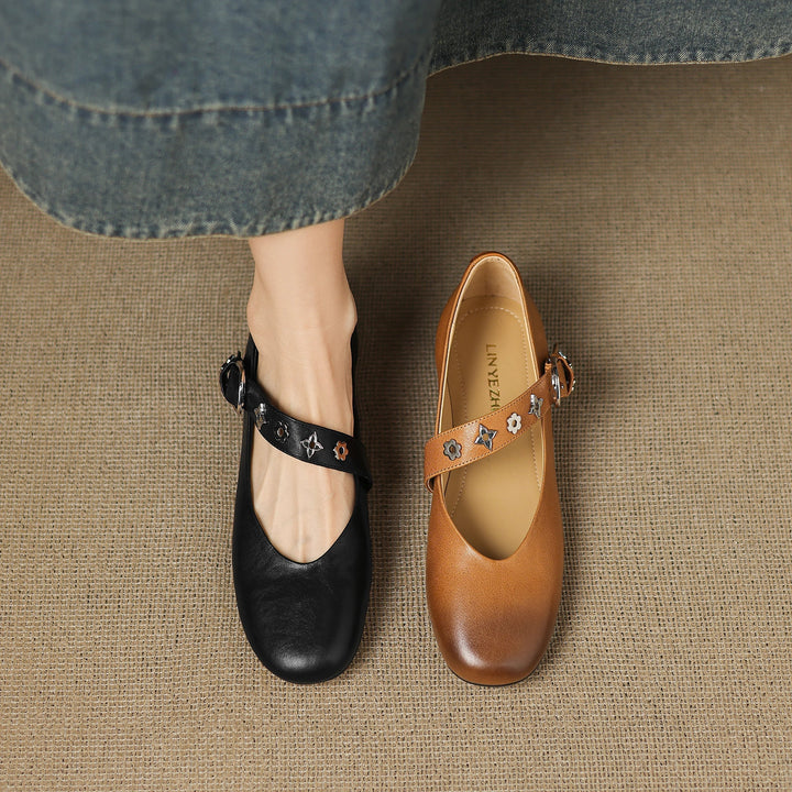 Kylen | Ballerines Mary Jane avec Clous