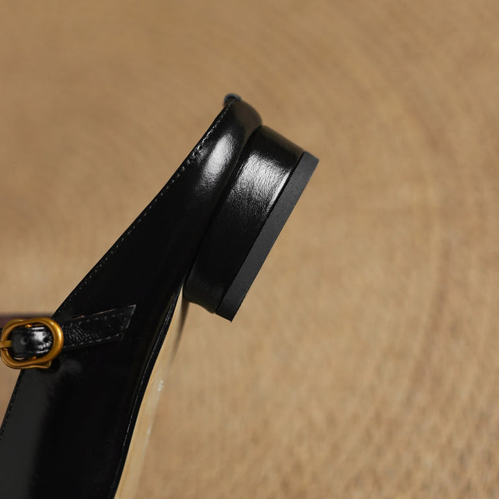 Riza | Mules Intrecciate avec Bride