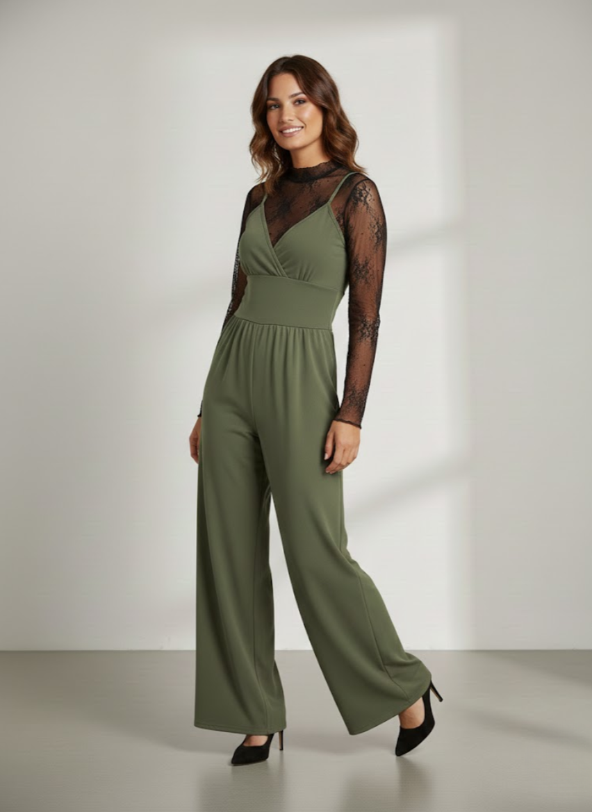 Solène™ — Ensemble combinaison élégant dentelle moderne