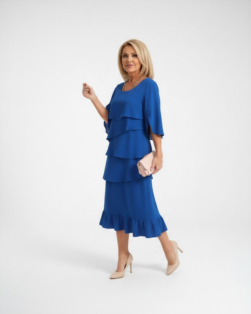 Marguerite™ — Robe midi élégante féminine confortable