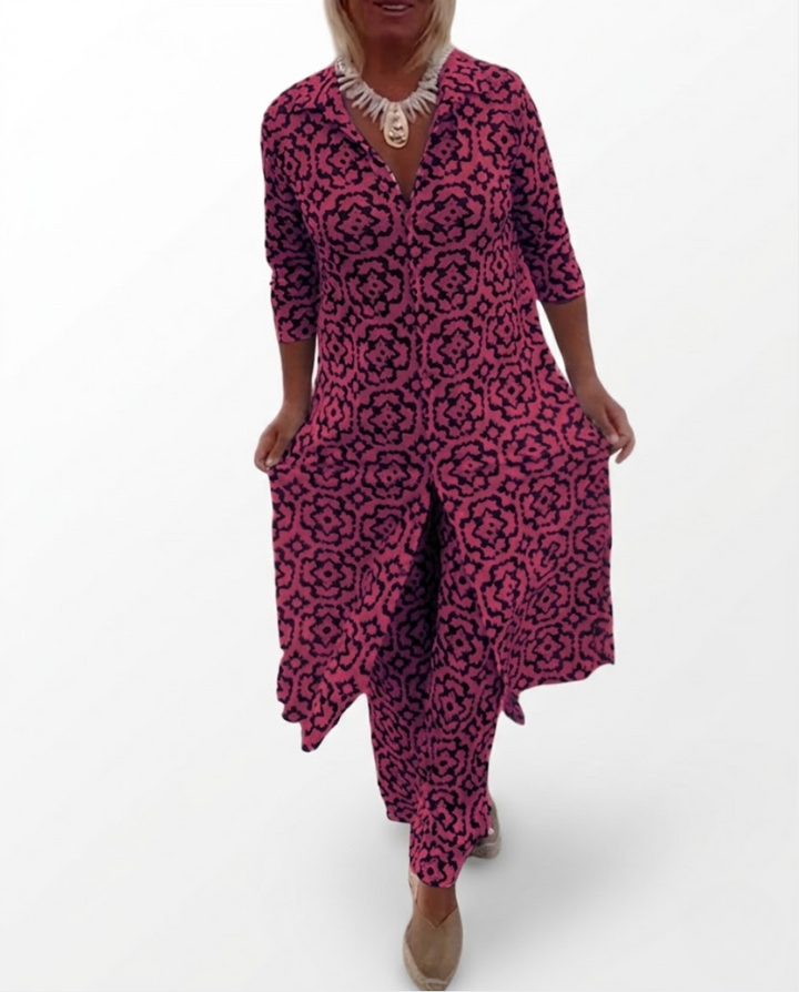 Camilla™ — Ensemble fluide imprimé confort élégant