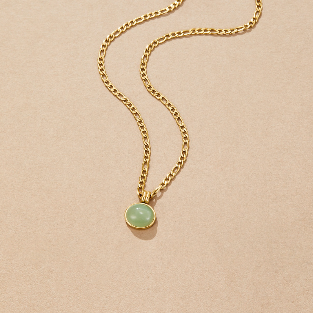 Collier Élégant en Jade pour Femme