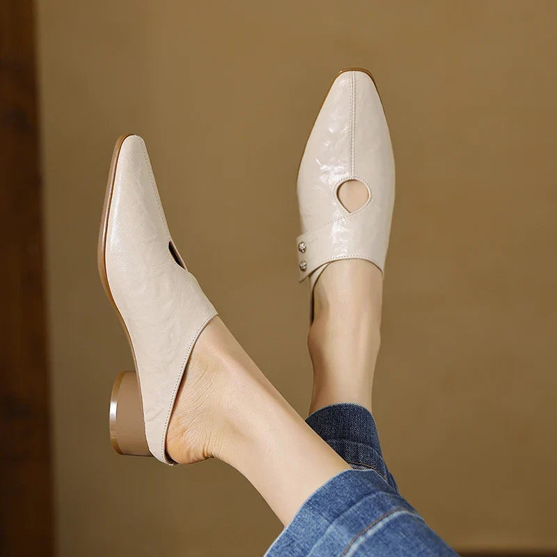 Miles | Mules à Punta avec Détails Découpés