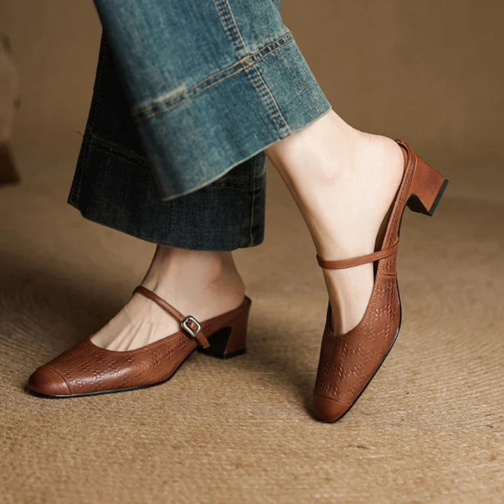 Liana | Mules Mary Jane à Talon
