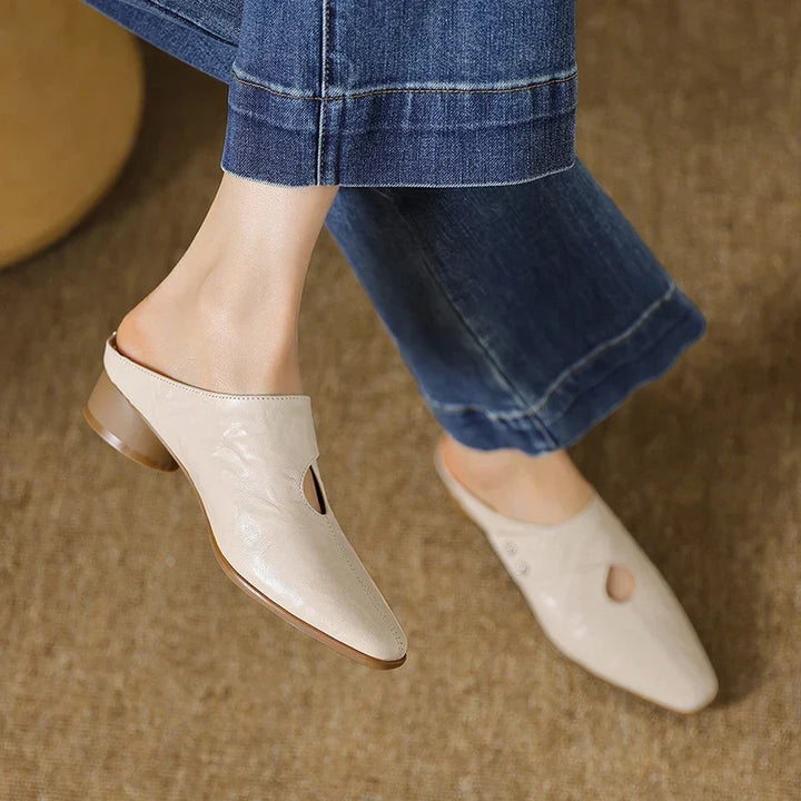 Miles | Mules à Punta avec Détails Découpés