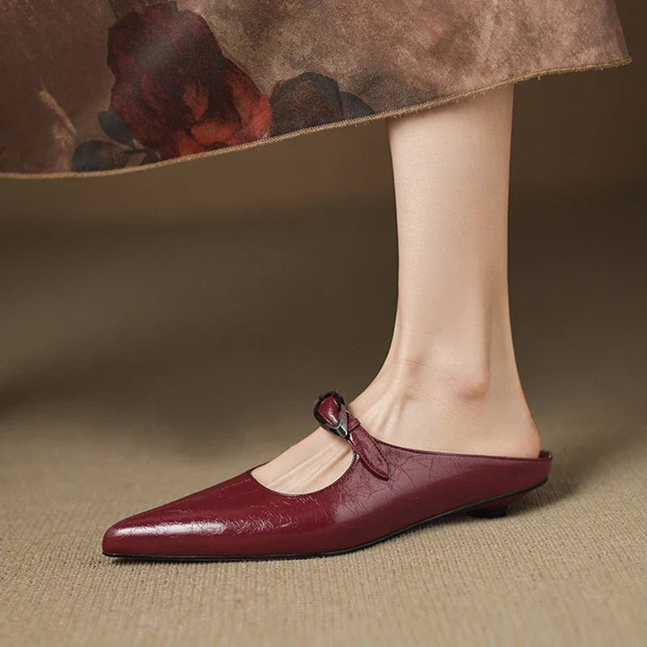 Regine | Mules à Pointe avec Boucle