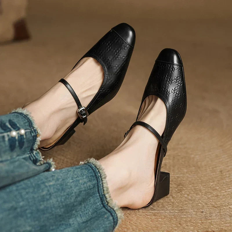 Liana | Mules Mary Jane à Talon