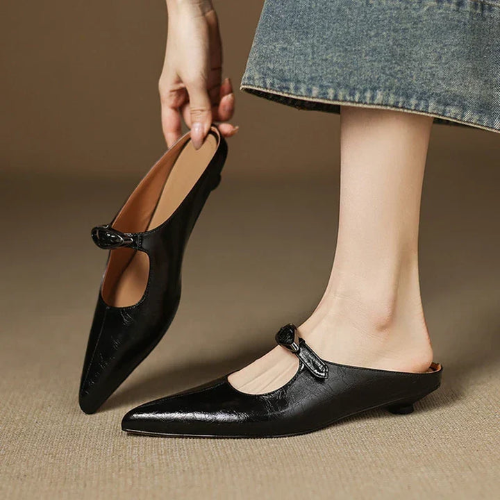 Regine | Mules à Pointe avec Boucle