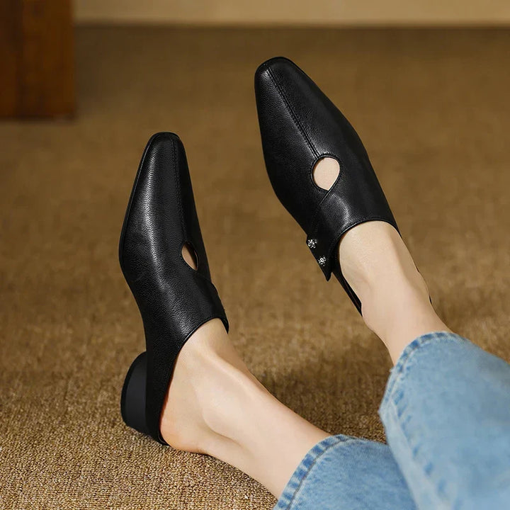 Miles | Mules à Punta avec Détails Découpés