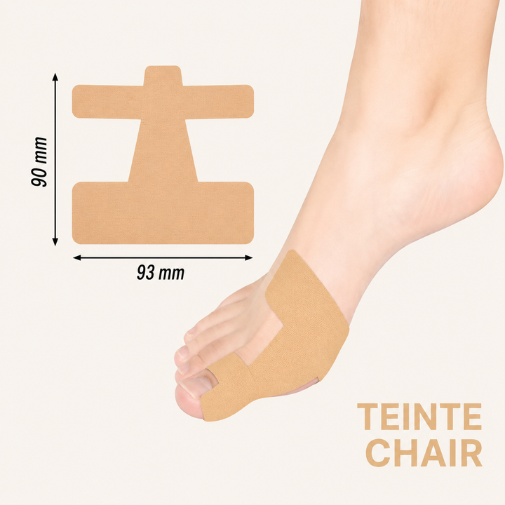 Comforté™ — Correcteur oignon pré-découpé tape kinésiologie confort actif