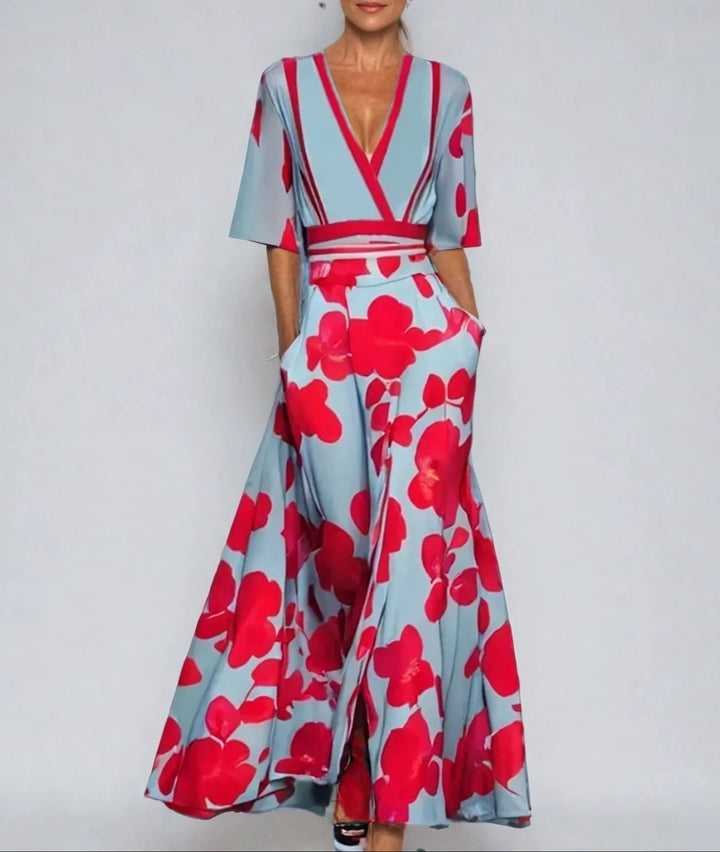 Sanne™ - Robe confortable avec des manches trois-quarts