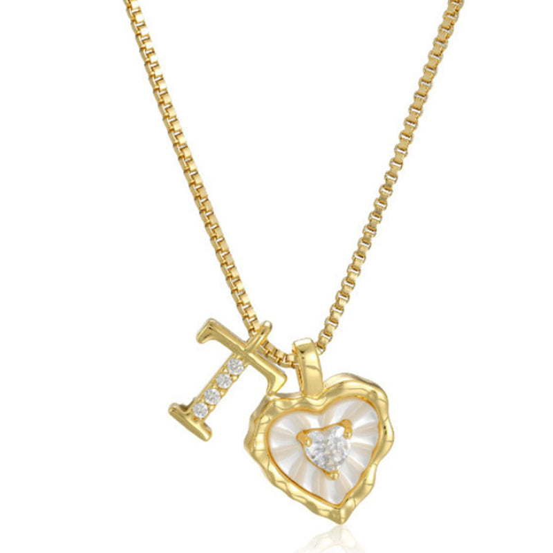 Zorélisse™ — Collier cœur initiale élégance personnalisée
