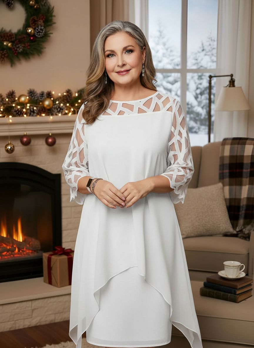 Madeleine™ — Robe élégante dentelle confort quotidien