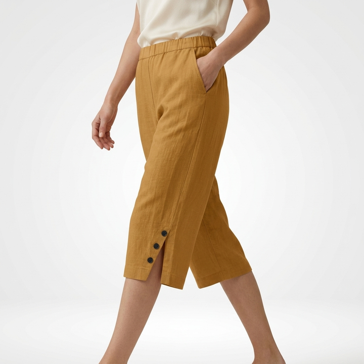 Lorenza™ — Pantacourt fluide confort estival