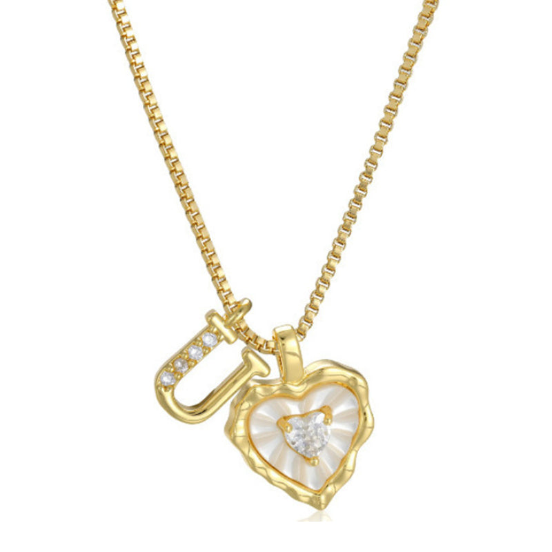Zorélisse™ — Collier cœur initiale élégance personnalisée