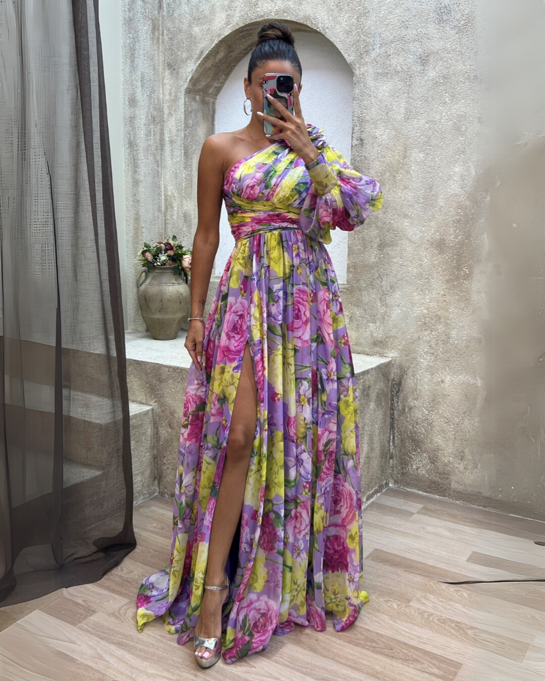 Maud™ - Robe Élégante à Manches Longues