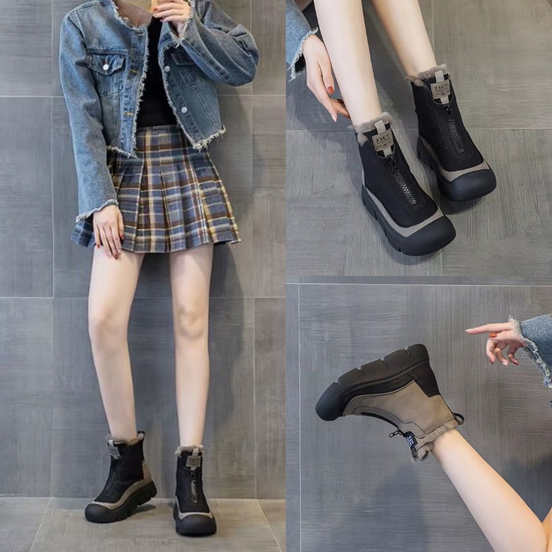 Bottes d’Hiver Sorelia™ – Chaleur & Élégance au Quotidien