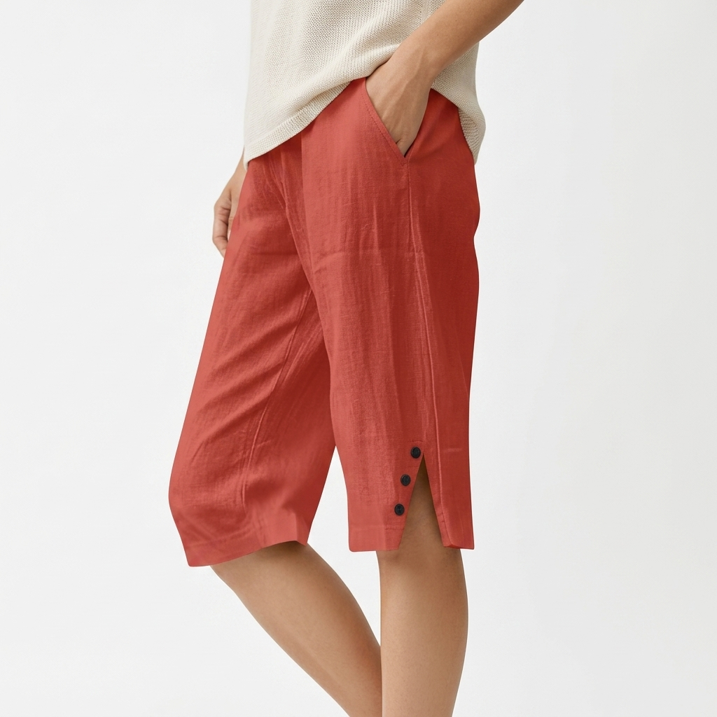 Lorenza™ — Pantacourt fluide confort estival