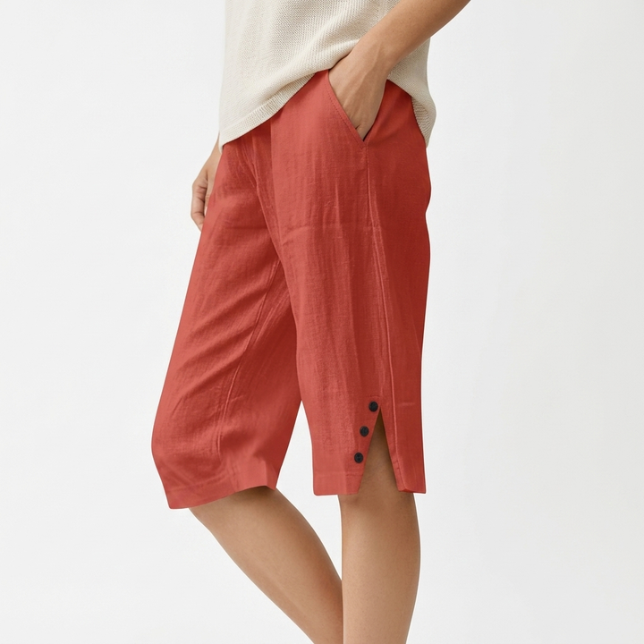 Lorenza™ — Pantacourt fluide confort estival