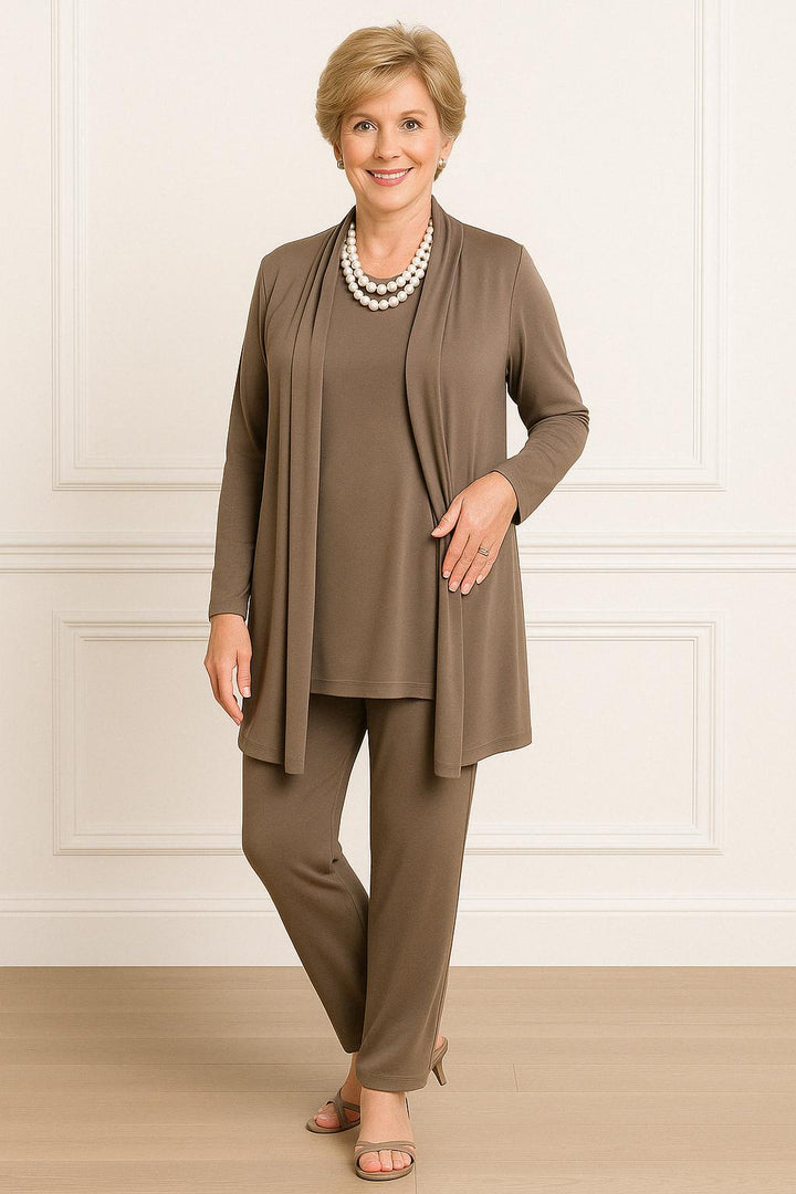 Completo Cardigan, Maglia & Pantalone “Rosy" F10/13-8