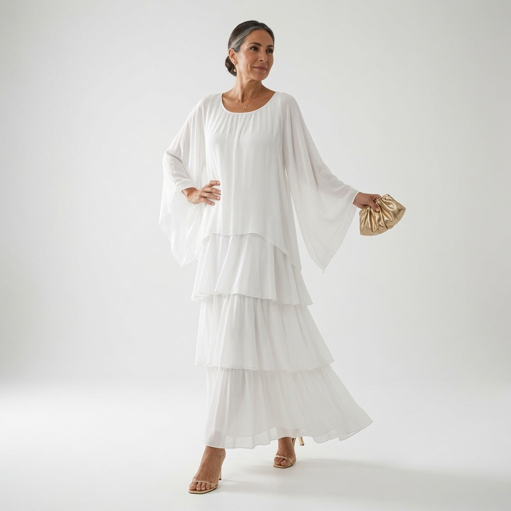 Élyssane™ — Robe bohème à volants élégance intemporelle