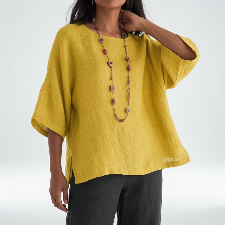 Ésmélia™ — Blouse fluide élégance naturelle