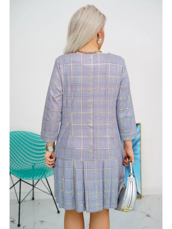 Hélène™ — Robe élégante à carreaux