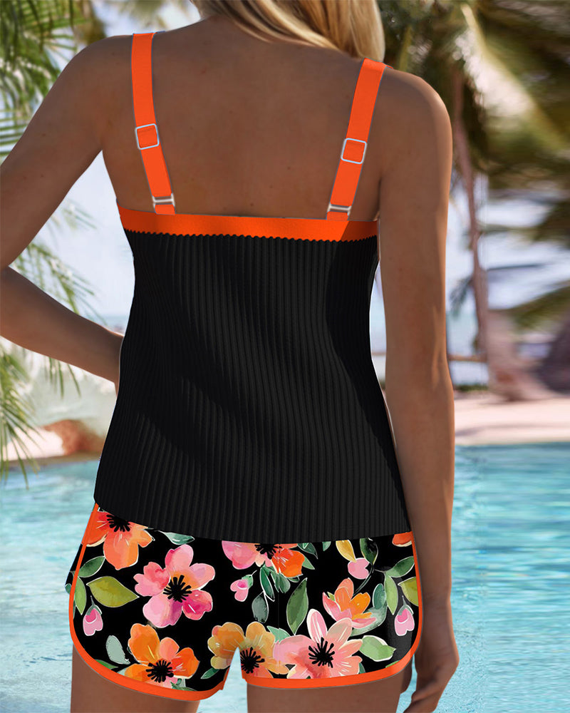 Laluna® | Ensemble Tankini Élégant Deux Pièces