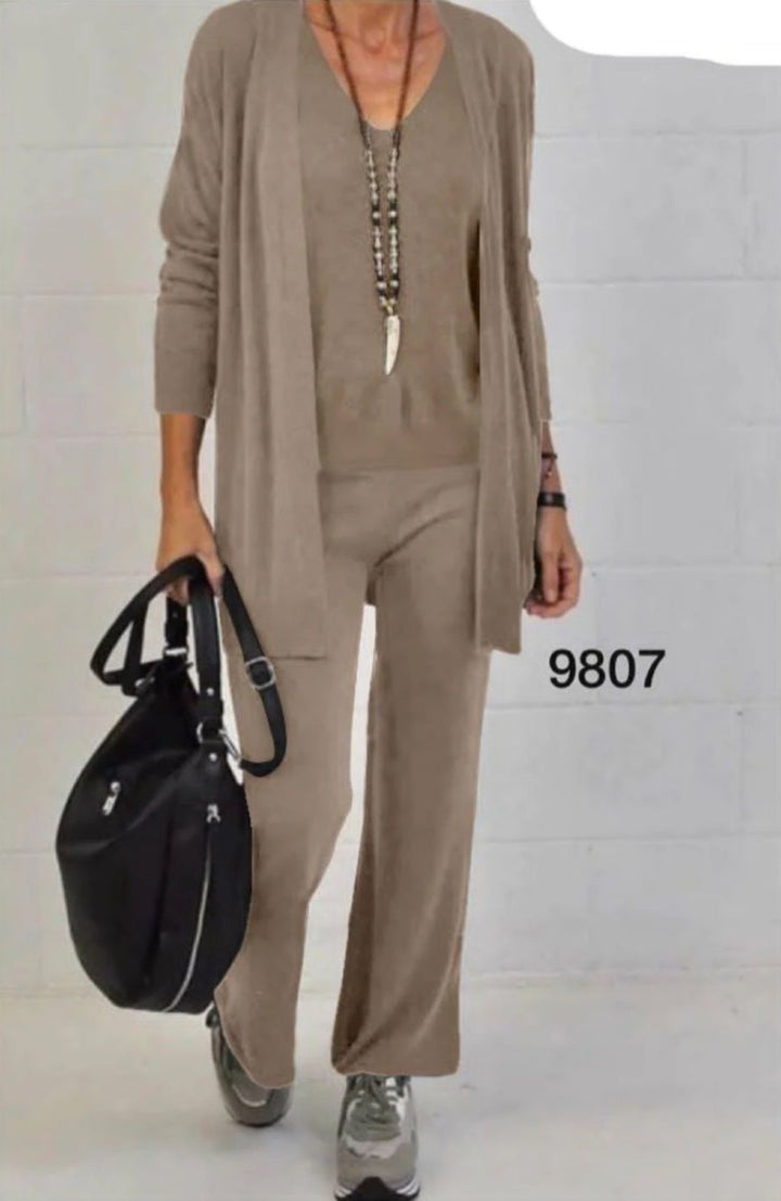 Completo Cardigan, Maglia & Pantalone "Trilly" X3