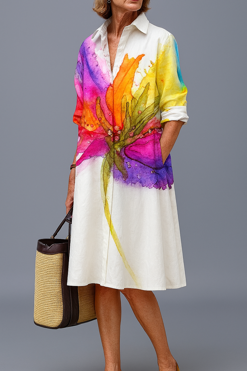 Bridget | Élégant robe midi