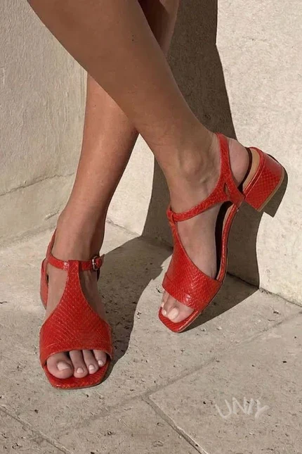 Serena | Sandales Argent Tacco Basso