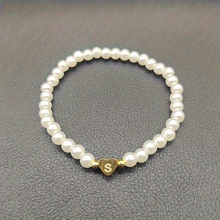 Bracelet Chic avec Initiale en Cœur (A–Z)